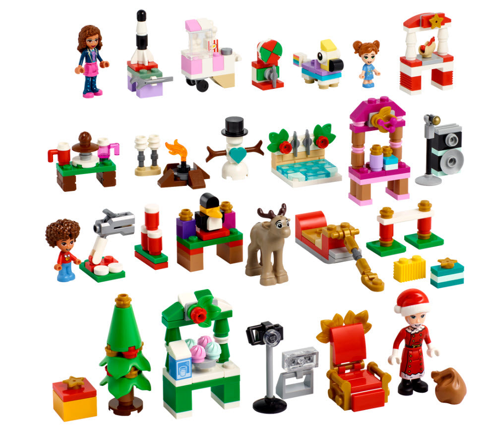Inhalt: LEGO Friends 41706 Adventskalender 2022