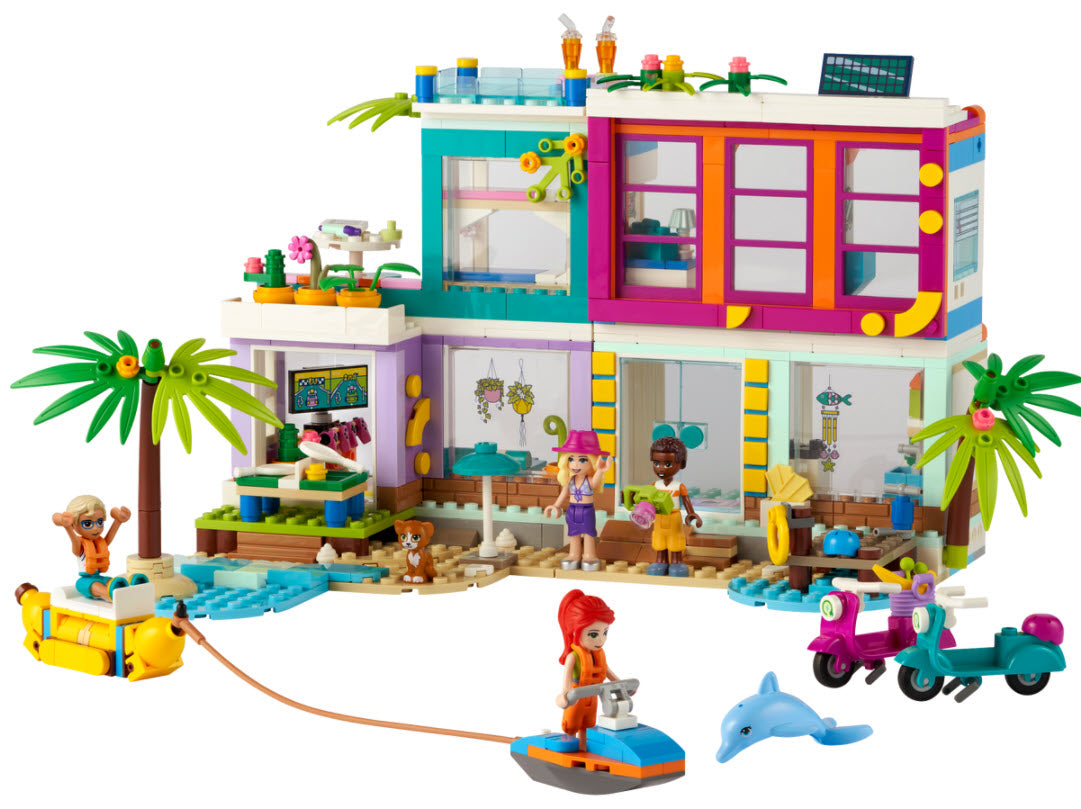 Inhalt: LEGO Friends 41709 Ferienhaus am Strand