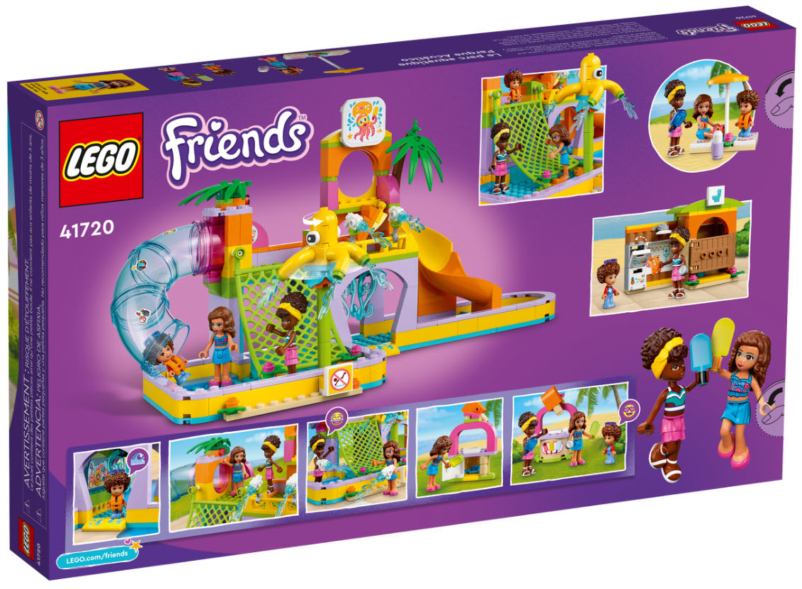 Box Rückseite: LEGO Friends 41720 Wassererlebnispark