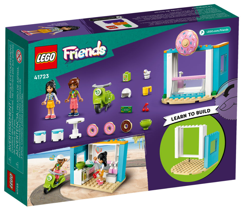 Box Rückseite: LEGO Friends 41723 Donut-Laden