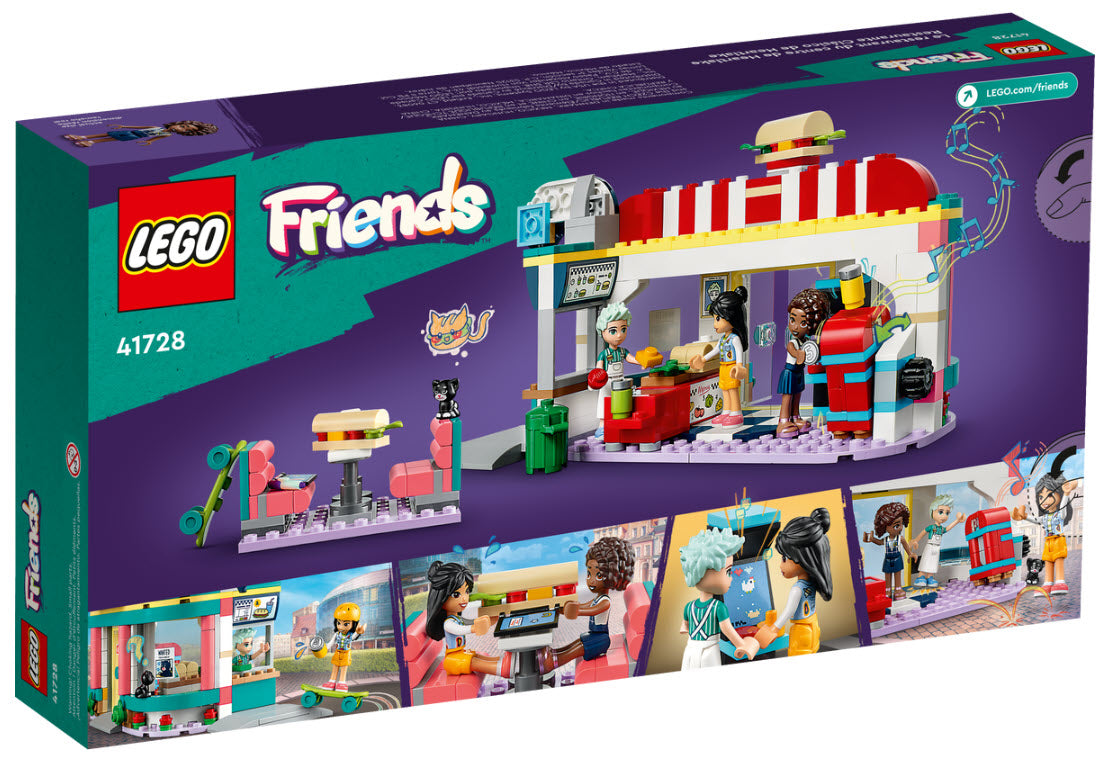 Box Rückseite: LEGO Friends 41728 Restaurant