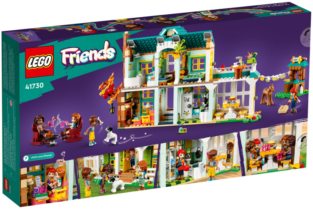 Box Rückseite: LEGO Friends 41730 Autumns Haus