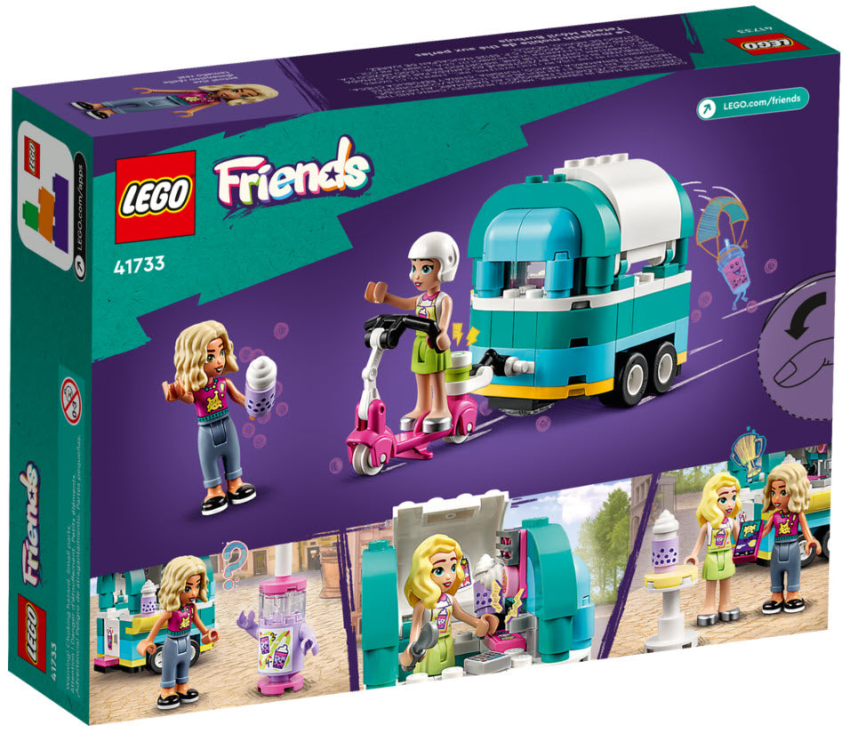 Box Rückseite: LEGO Friends 41733 Bubble-Tea-Mobil