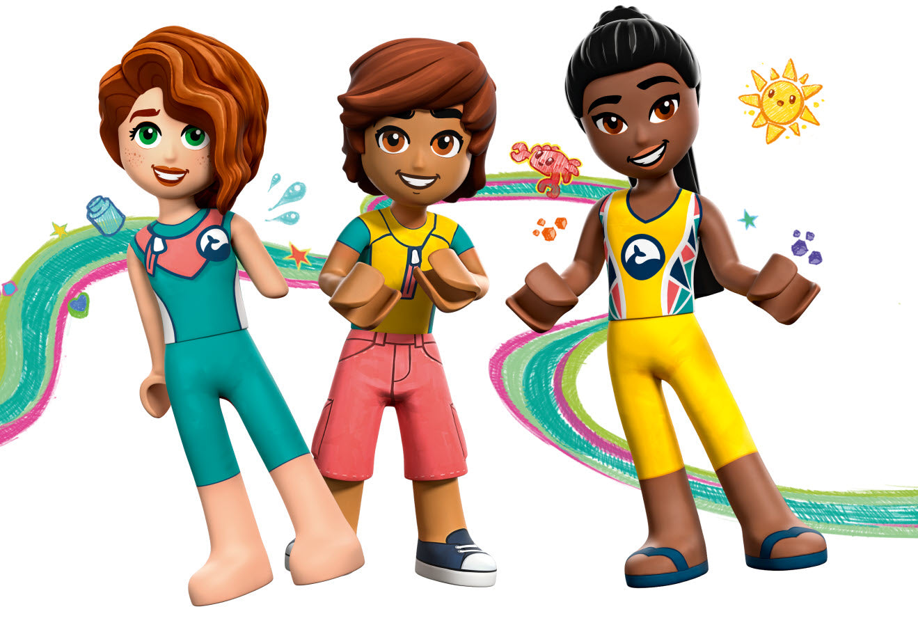 Minifiguren: LEGO Friends 41736 Seerettungszentrum