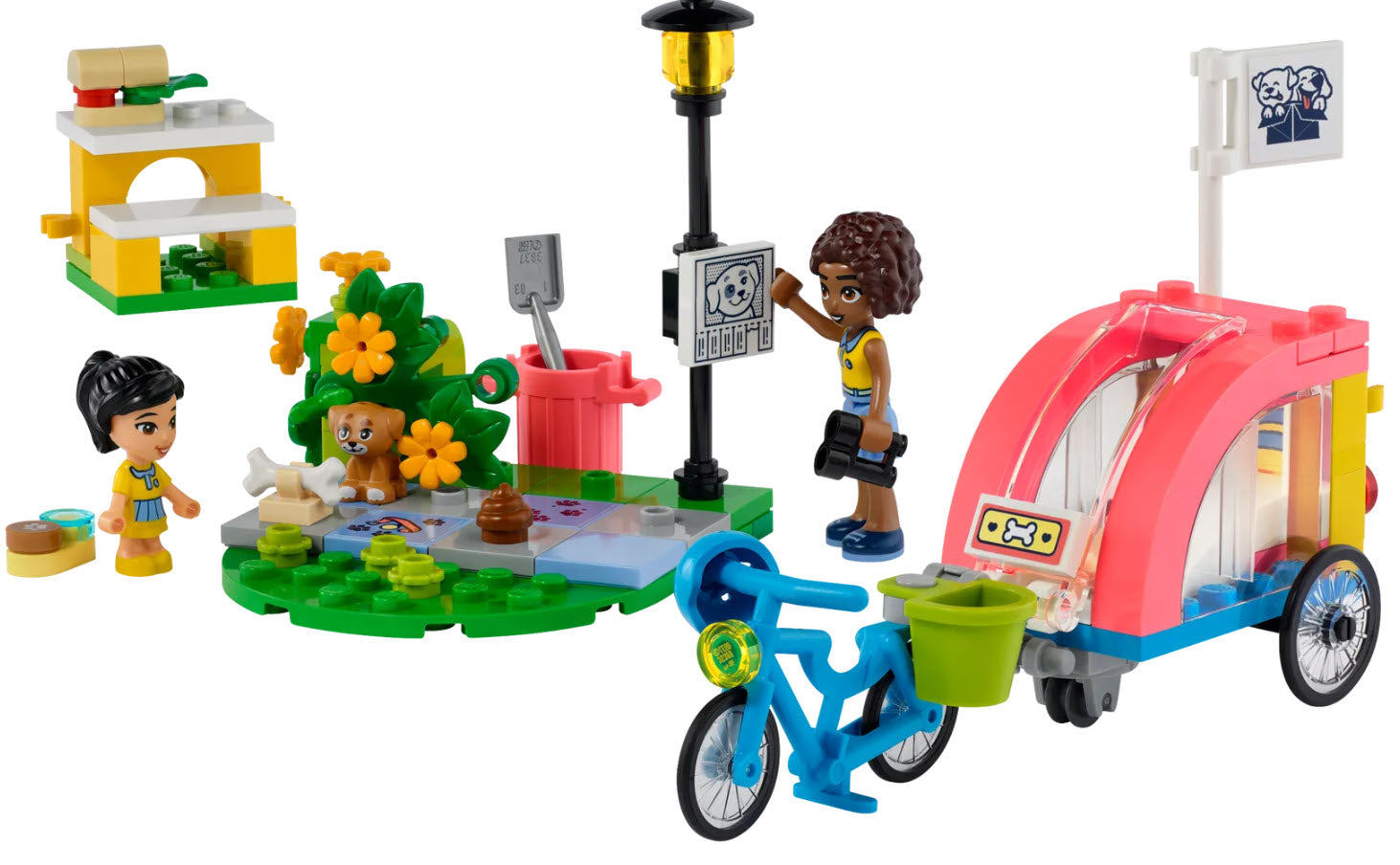 Inhalt: LEGO Friends 41738 Hunderettungsfahrrad