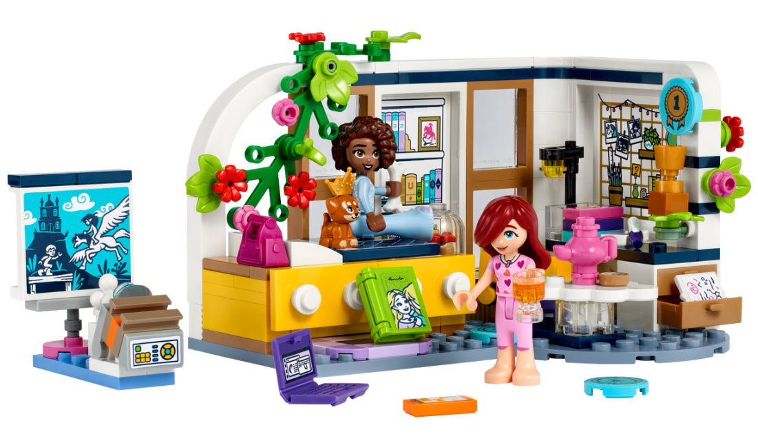 Inhalt: LEGO Friends 41740 Aliyas Zimmer