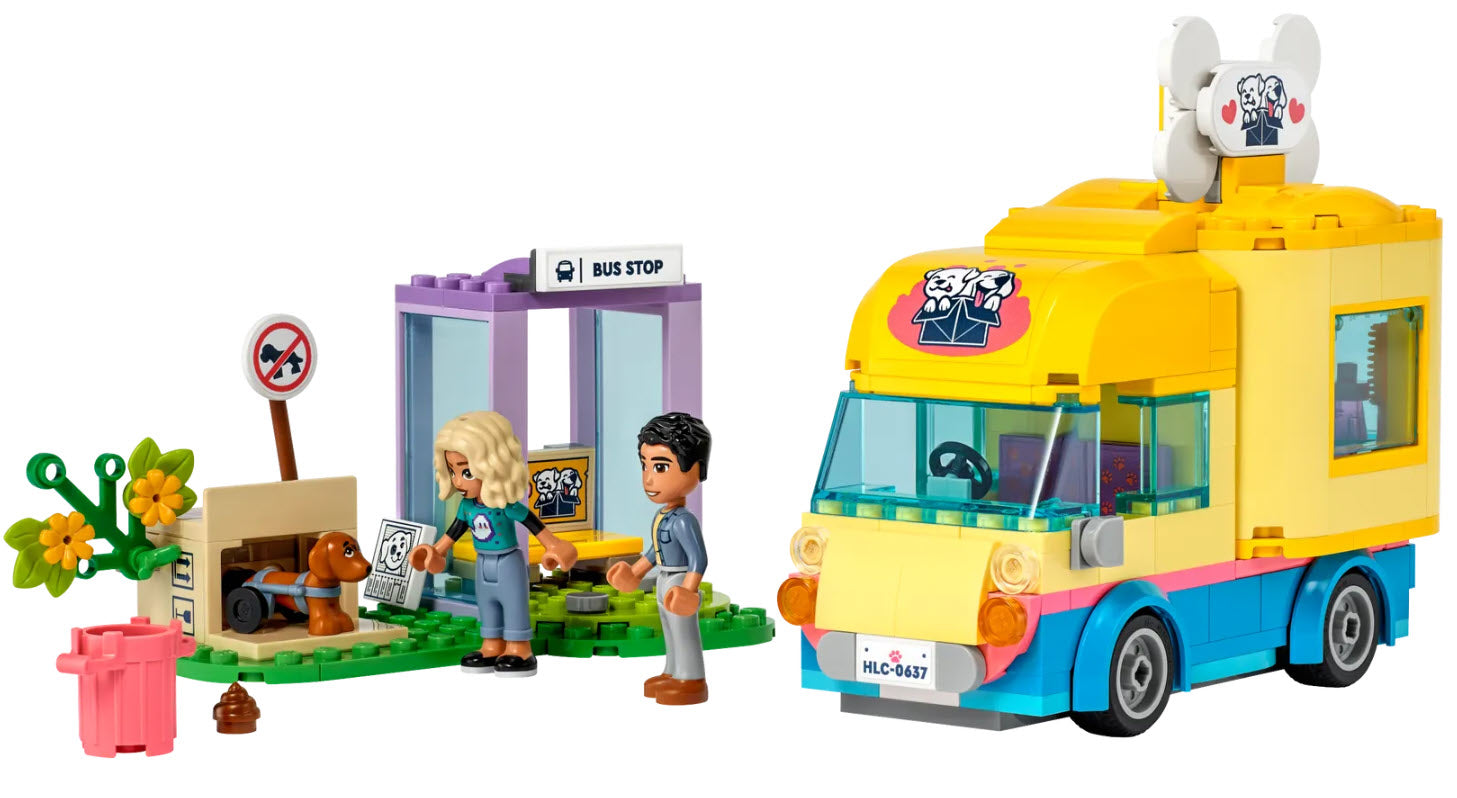 Inhalt: LEGO Friends 41741 Hunderettungswagen