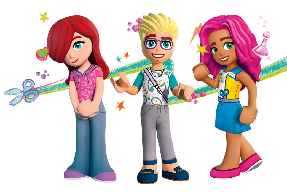 Minifiguren: LEGO Friends 41743 Friseursalon