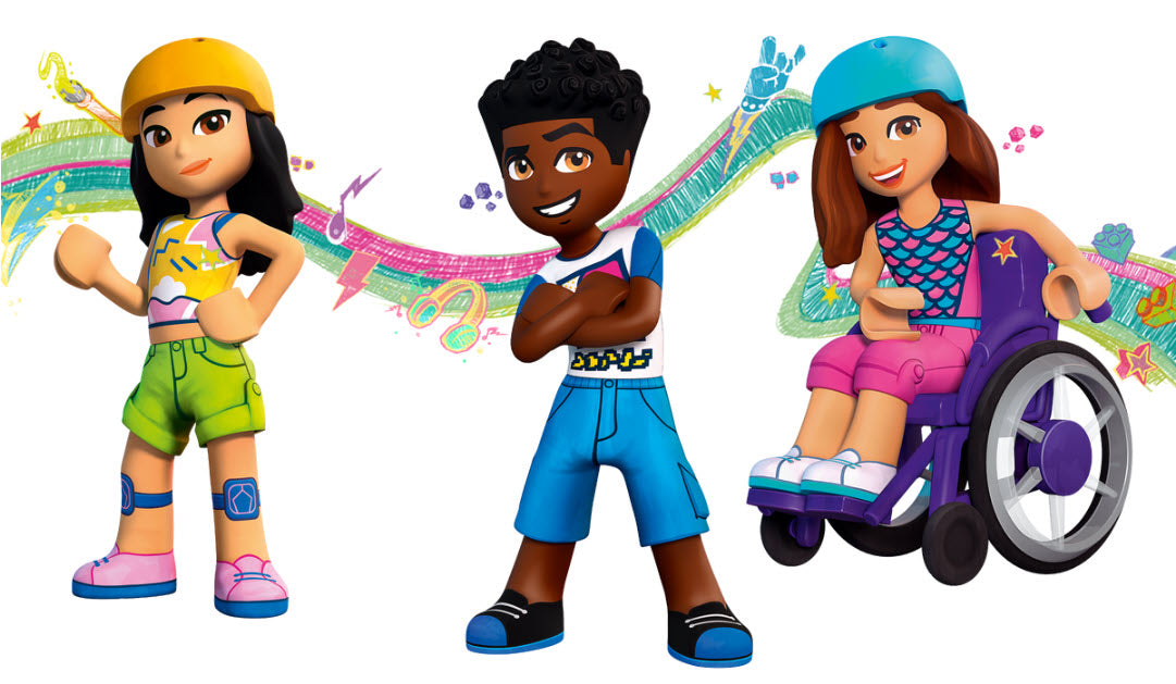 Minifiguren: LEGO Friends 41751 Skatepark