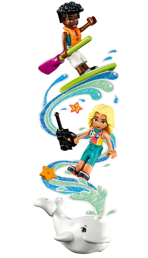 Minifiguren: LEGO Friends 41752 Seerettungsflugzeug