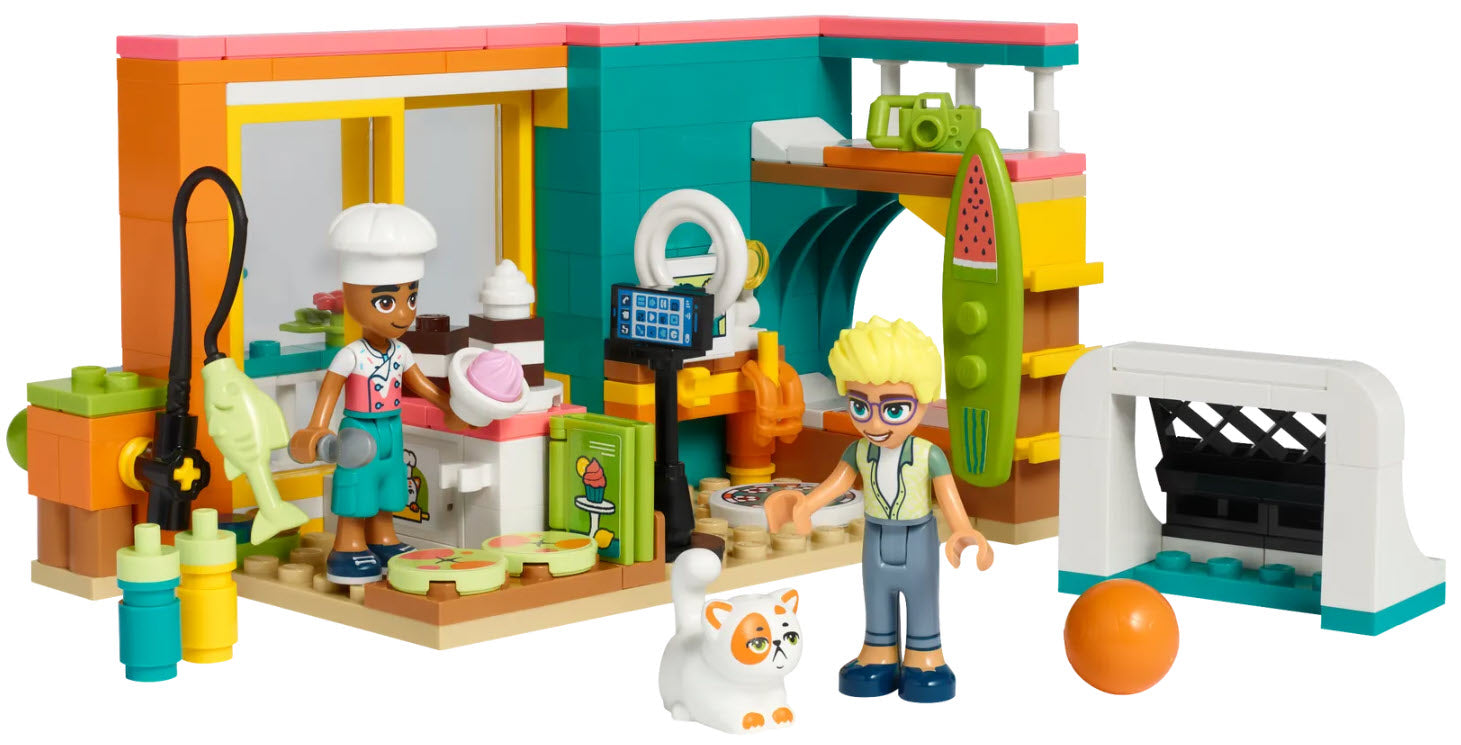 Inhalt: LEGO Friends 41754 Leos Zimmer
