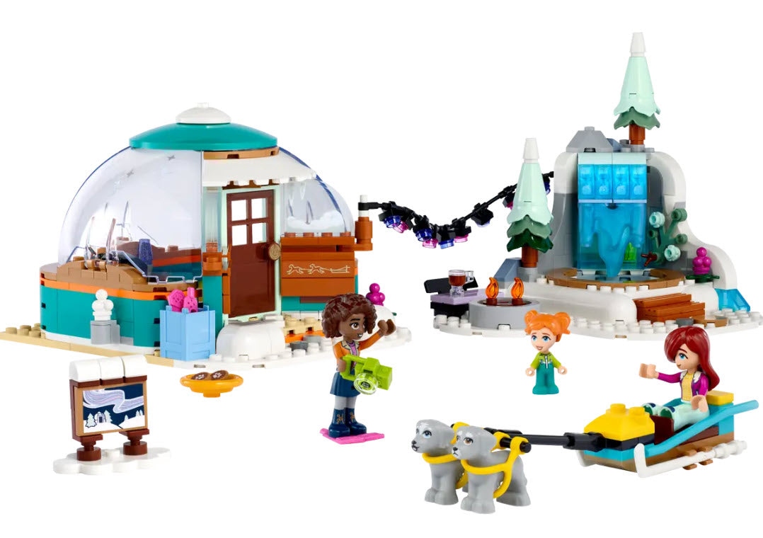 Inhalt: LEGO Friends 41760 Ferien im Iglu