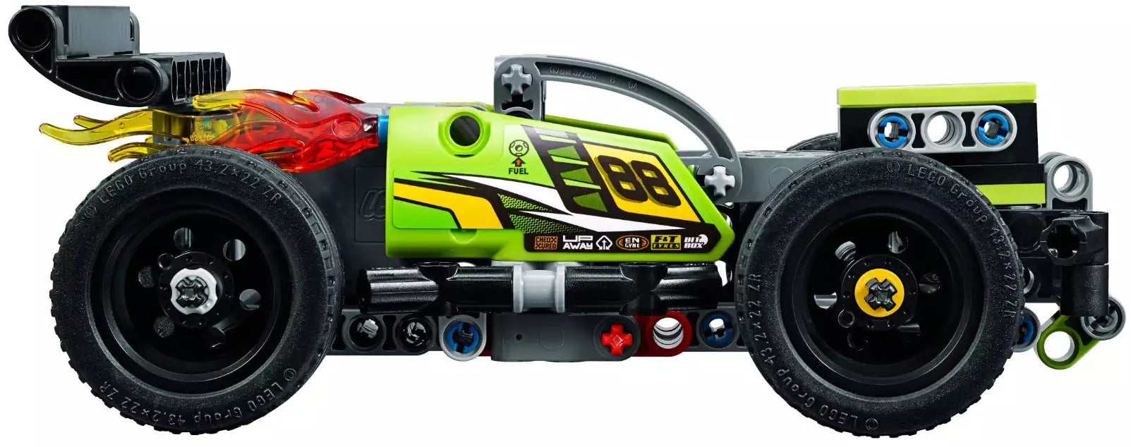 Detail: LEGO Technic 42072 ZACK!