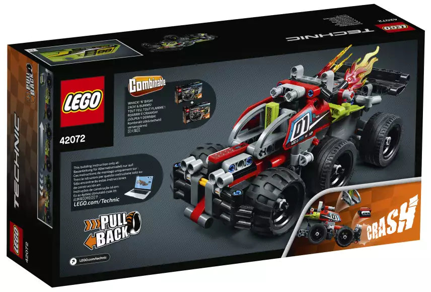 Box Rückansicht: LEGO Technic 42072 ZACK!