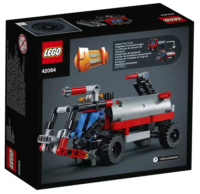 Box Rückansicht: LEGO Technic 42084 Absetzkipper