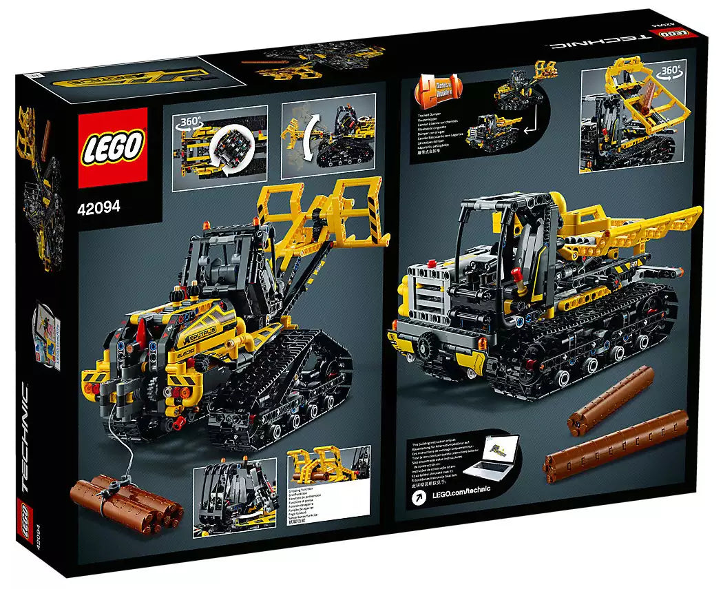 Box Rückansicht: LEGO Technic 42094 Raupenlader