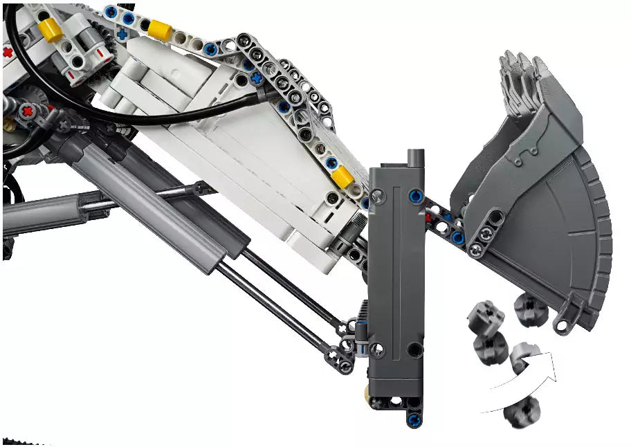 Detail 1: LEGO Technic 42100 Liebherr Bagger R 9800