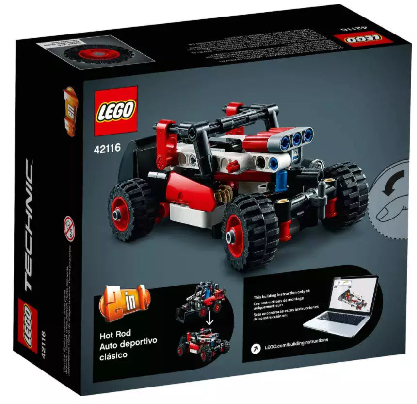 Box Rückansicht: LEGO Technic 42116 Kompaktlader