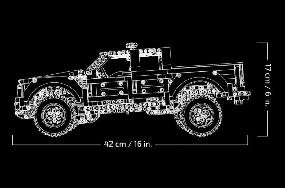 Detail 3: LEGO Technic 42126 Ford F-150 Raptor