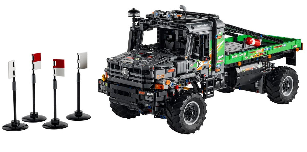 Inhalt: LEGO Technic 42129 4x4 Mercedes-Benz Zetros Offroad-Truck