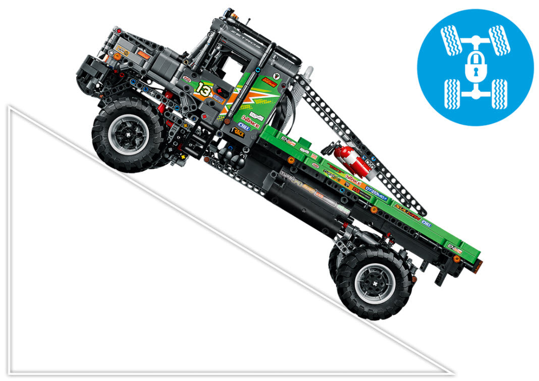 Detail 1: LEGO Technic 42129 4x4 Mercedes-Benz Zetros Offroad-Truck