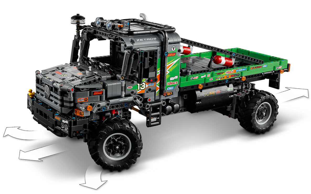 Detail 3: LEGO Technic 42129 4x4 Mercedes-Benz Zetros Offroad-Truck