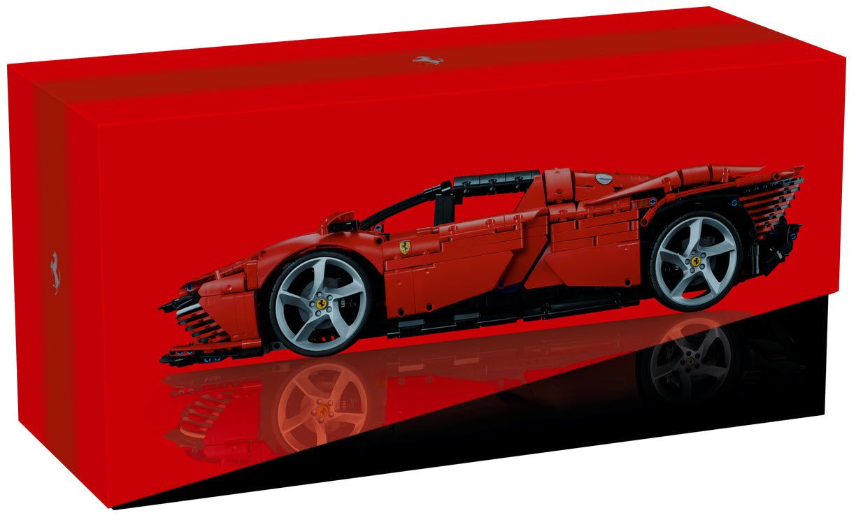 Box Rückansicht: LEGO Technic 42143 Ferrari Daytona SP3