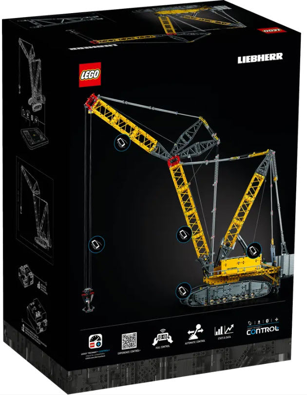 Box Rückansicht: LEGO Technic 42146 Liebherr LR 13000 Raupenkran