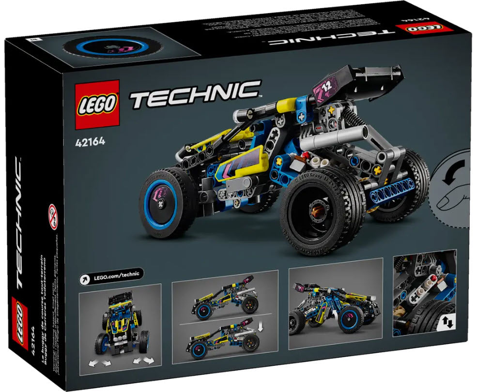 Box Rückansicht: LEGO Technic 42164 Offroad Rennbuggy