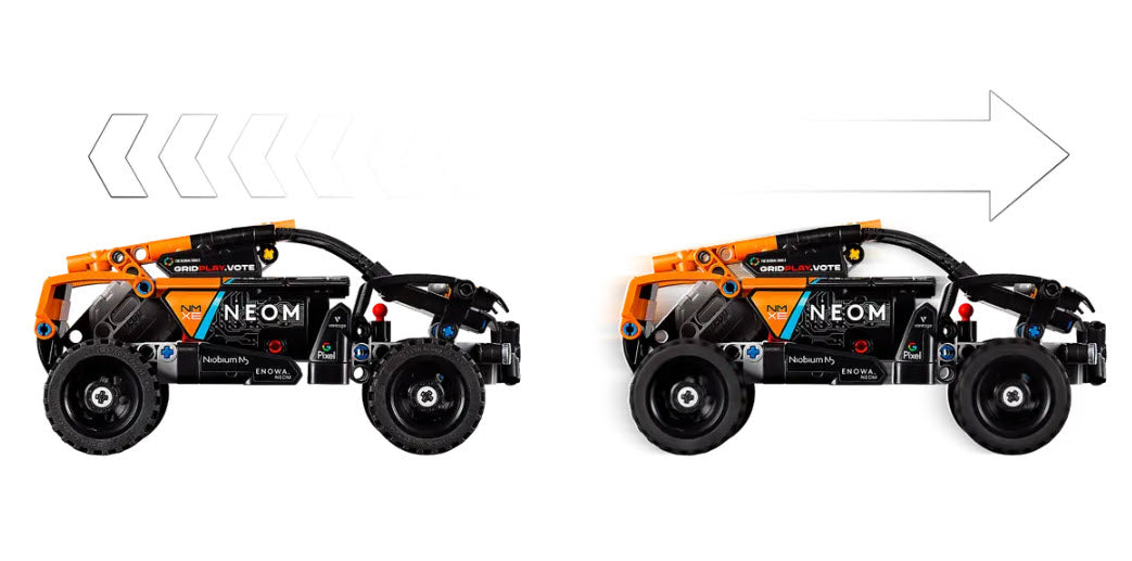 Detail 2: LEGO Technic 42166 NEOM McLaren Extreme E Race Car