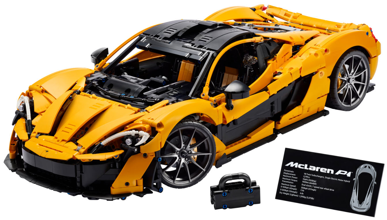 Inhalt: LEGO Technic 42172 McLaren P1