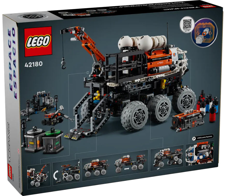 Box Rückansicht: LEGO Technic 42180 Mars Exploration Rover