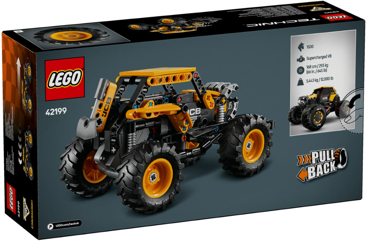 Box Rückseite: LEGO Technic 42199 Monster Jam DIGatron