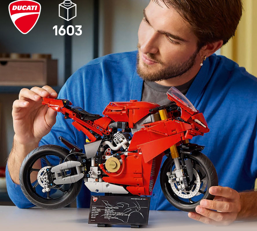 Detail 3: LEGO Technic 42202 Ducati Panigale V4 S Motorrad