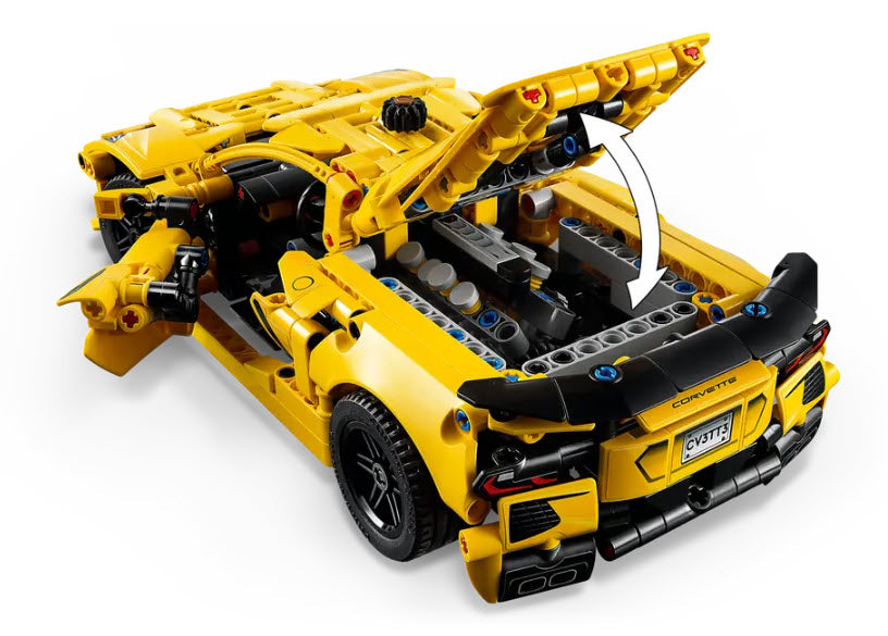Detail 1: LEGO Technic 42205 Chevrolet Corvette Stingray