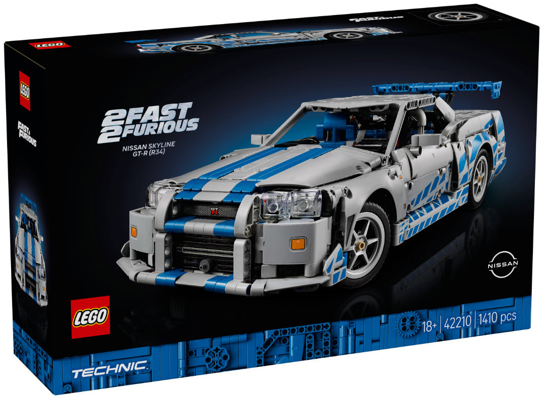 LEGO Technic 42210 2 Fast 2 Furious Nissan Skyline GT-R (R34) Flitzer