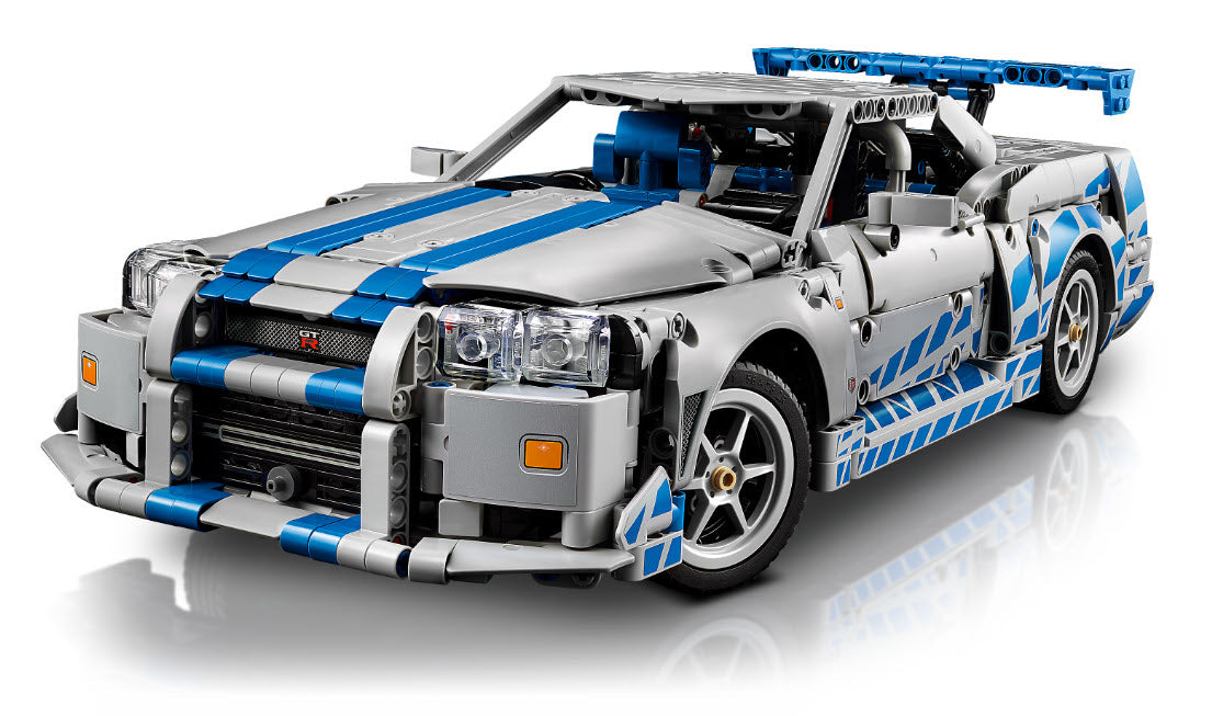 Inhalt: LEGO Technic 42210 2 Fast 2 Furious Nissan Skyline GT-R (R34) Flitzer