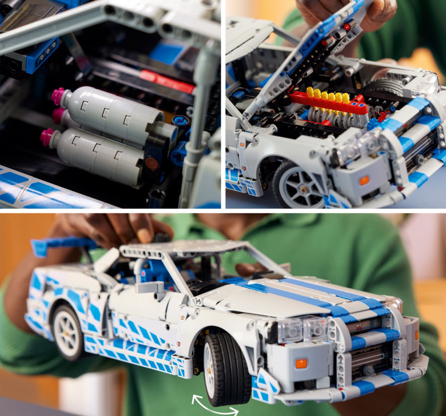 Detail 2: LEGO Technic 42210 2 Fast 2 Furious Nissan Skyline GT-R (R34) Flitzer