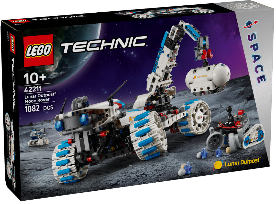LEGO Technic 42211 Lunar Outpost Mondrover-Raumfahrzeug
