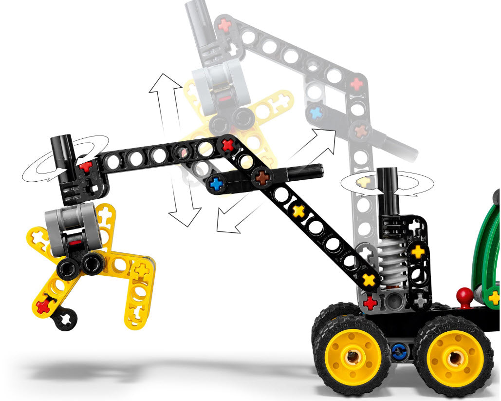 Detail 3: LEGO Technic 42218 John Deere 1470H Rad-Harvester