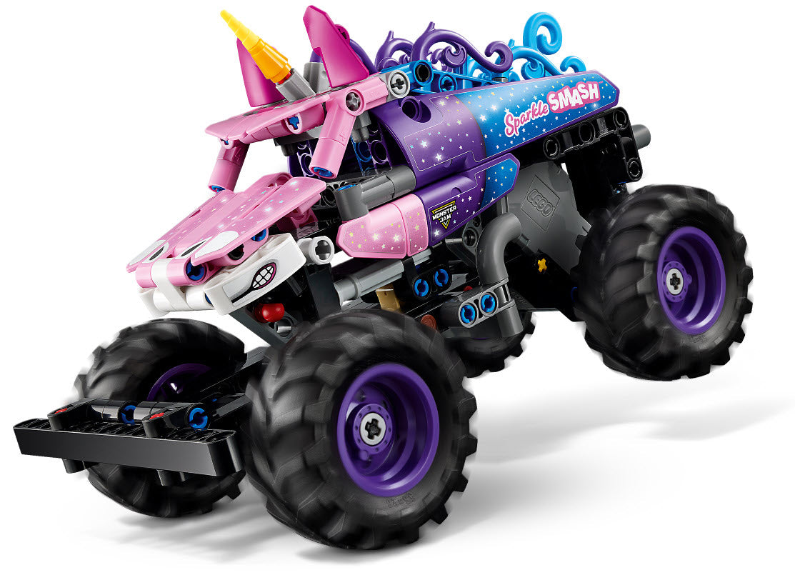 Detail 1: LEGO Technic 42220 Monster Jam Sparkle Smash mit Rückziehmotor