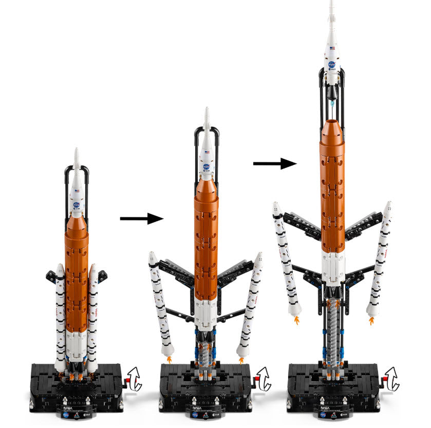 Detail 1: LEGO Technic 42221 NASA Artemis SLS-Schwerlastrakete