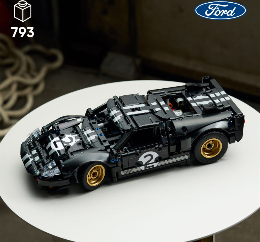 Detail 3: LEGO Technic 42223 1966 Ford GT40 MKII Rennwagen