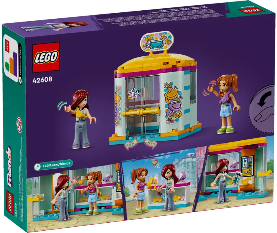Box Rückseite: LEGO Friends 42608 Mini-Boutique