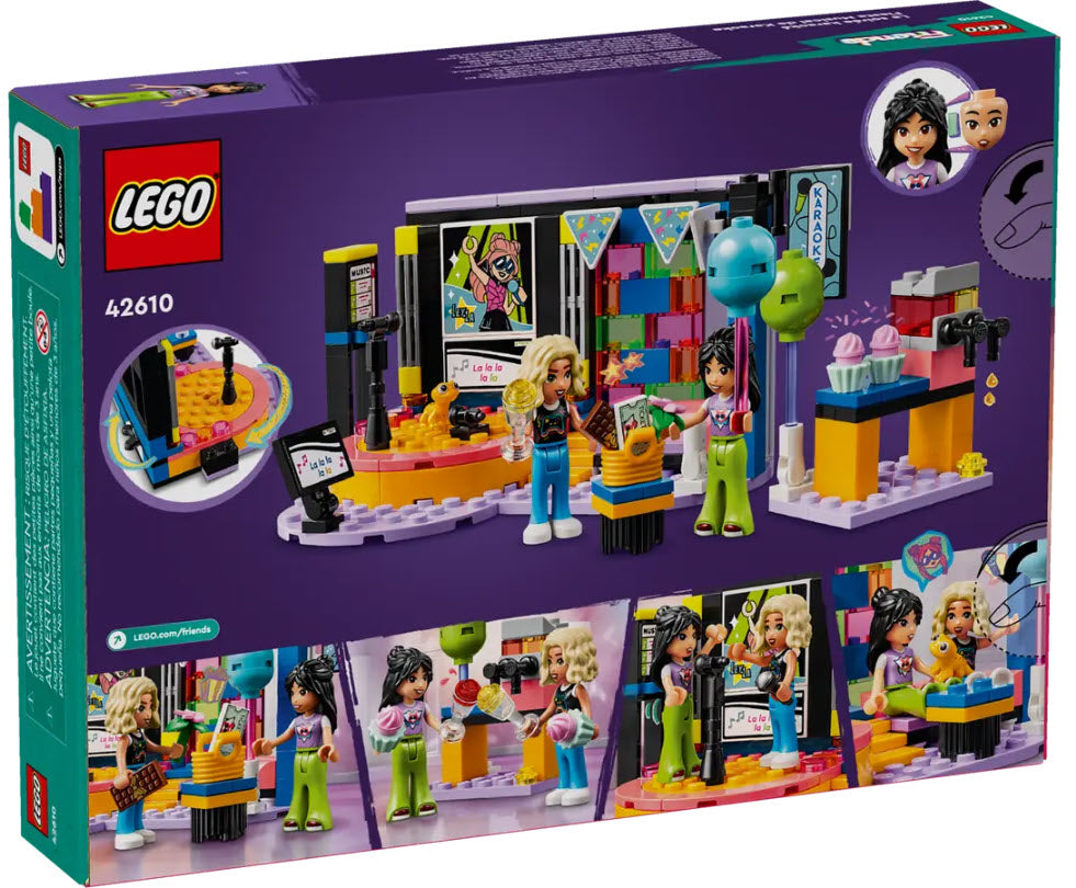 Box Rückseite: LEGO Friends 42610 Karaoke-Party