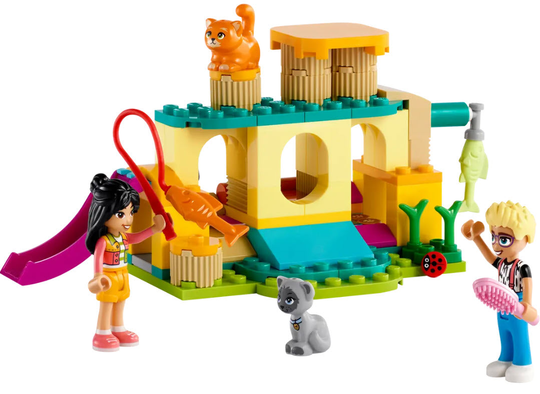 Inhalt: LEGO Friends 42612 Abenteuer auf dem Katzenspielplatz