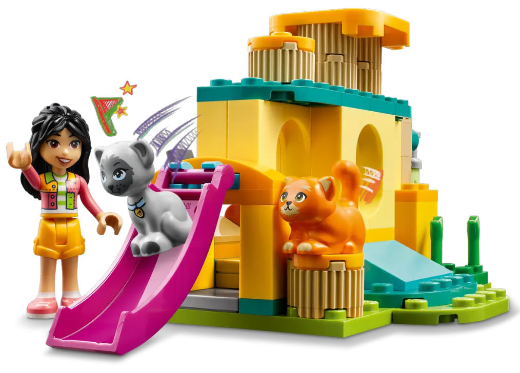 Minifiguren: LEGO Friends 42612 Abenteuer auf dem Katzenspielplatz