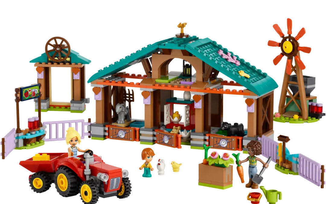 Inhalt: LEGO Friends 42617 Auffangstation für Farmtiere