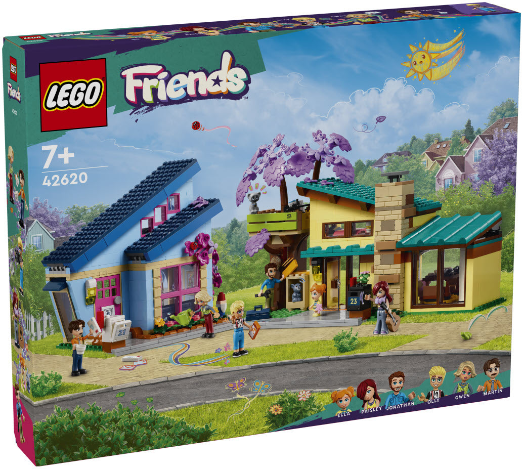 LEGO Friends 42620 Ollys und Paisleys Familien Haus
