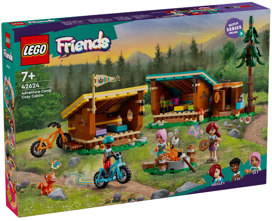 LEGO Friends 42624 Gemütliche Hütten im Abenteuercamp